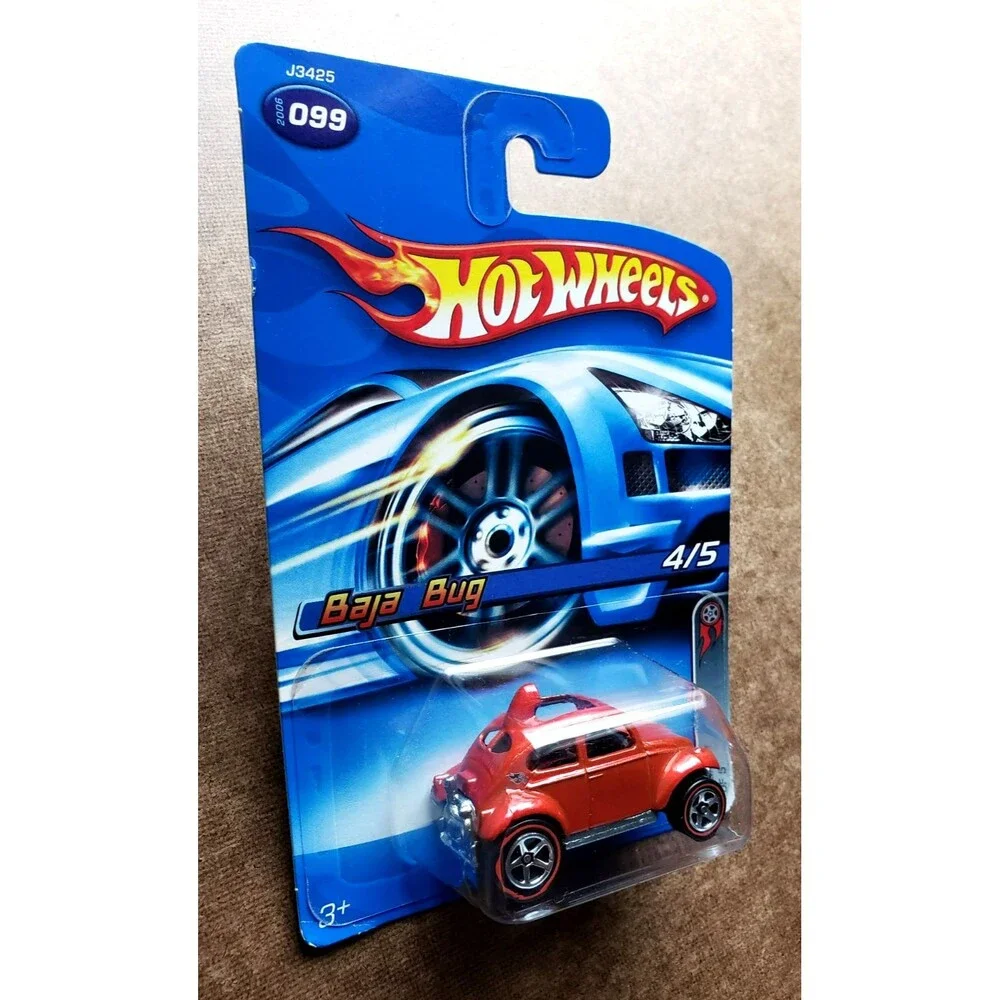2006 Hot Wheels BAJA BUG Metallic Red VW VOLKSWAGEN RED LINE SERIES 4/5 #99 1:64